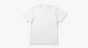 Premium heavyweight 240 GSM custom t-shirt flat lay white